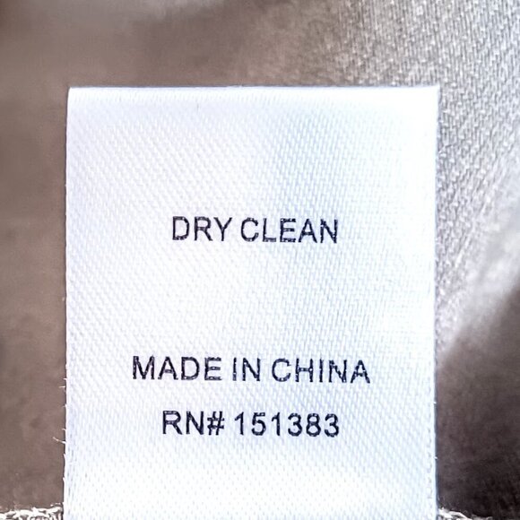 Current Air Taupe Full Zip Shirred Satin Bomber Jacket - Picture 6 of 7